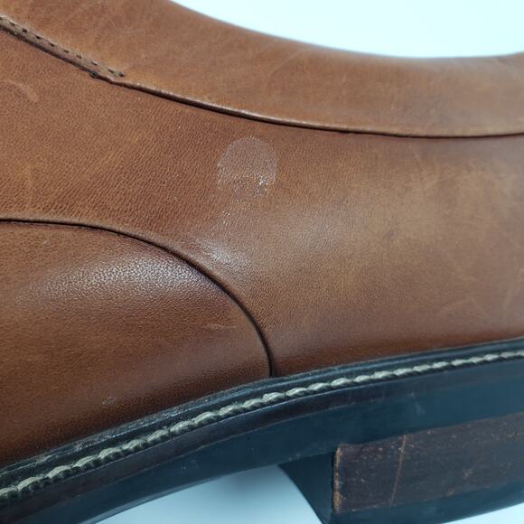 Cole Haan Warren Mens Size 12 Brown Leather Dress Cap Toe Oxford Shoes C20153 - Picture 12 of 14